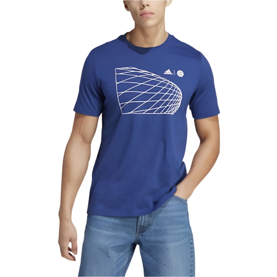adidas Bayern Munich Graphic Tee - Victory Blue - Best Buy Soccer